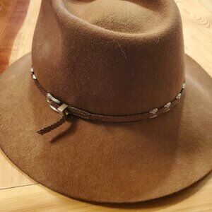 Brown Wool Men's Hat 7.25